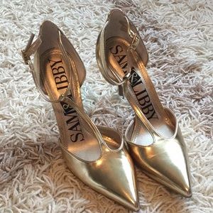 Like new gold women's heels